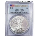 2012 Silver Eagle PCGS MS69