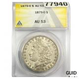 1879-O Morgan Silver Dollar ANACS AU53