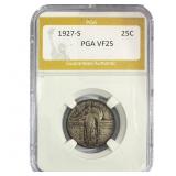 1927-S Standing Liberty Quarter PGA VF25