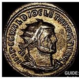 Roman Diocletian 284-305 AD BI Nummus CHOICE AU
