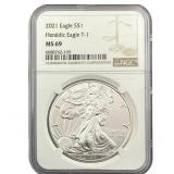 2021 Silver Eagle NGC MS69