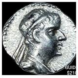 Bactria Eukratides I 170-145 BC Silver Obol CHOIC