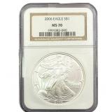 2006 Silver Eagle NGC MS70