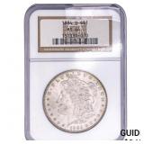 1884-O Morgan Silver Dollar NGC MS64