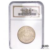 1936 Rhode Island Half Dollar NGC MS65