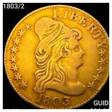 1803/2 $5 Gold Half Eagle HIGH GRADE