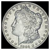 1894-O Silver Morgan Dollar NEARLY  UNCIRCULATED