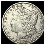 1901 Silver Morgan Dollar NEARLY UNCIRCULATED