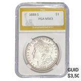 1888-S Morgan Silver Dollar PGA MS63