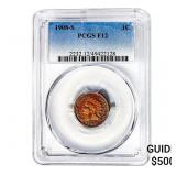1908-S Indian Head Cent PCGS F12