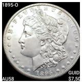 1895-O Morgan Silver Dollar CHOICE AU