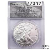 2020-P Silver Eagle ANACS MS69