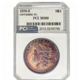 1878-S Morgan Silver Dollar PCI MS66 Obverse PL