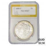 1880-S Morgan Silver Dollar PGA MS67