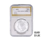 1896 Morgan Silver Dollar PGA MS64 DMPL
