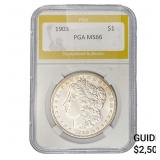1903 Morgan Silver Dollar PGA MS66