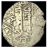 1100-1350 Islamic Artuqid SIlver Dirham NEARLY UNC