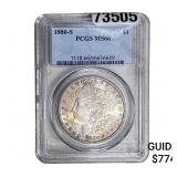 1880-S Morgan Silver Dollar PCGS MS66
