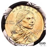 [50 Coins]2007[P&D] Sacagawea Golden Dollar Rolls