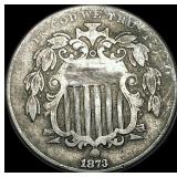 1873 Shield Nickel NICELY CIRCULATED