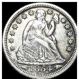 1854 Seated Liberty Dime NEARLY UNCIRCULATED