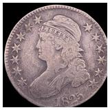 1825 Capped Bust Half Dollar LIGHTLY CIRCULATED