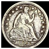 1853 Seated Liberty Half Dime LIGHTLY CIRCULATED
