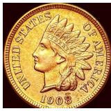 1908-S Indian Head Cent CHOICE BU