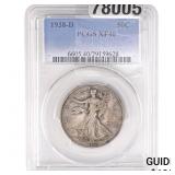 1938-D Walking Liberty Half Dollar PCGS XF40