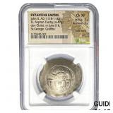 Byzantine John II AD 1118-1143 EL Aspron Trachy N