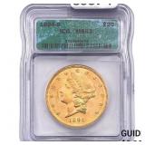 1894-S $20 Gold Double Eagle ICG MS63