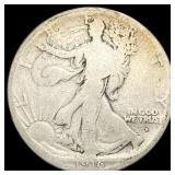 1916-D Silver Walking Liberty Half Dollar  NICELY