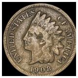 1908-S Indian Head Cent NICELY CIRCULATED