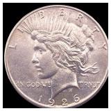 1926-S Silver Peace Dollar CLOSELY UNCIRCULATED