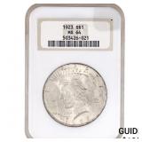 1923 Silver Peace Dollar NGC MS64