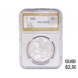 1889 Morgan Silver Dollar PGA MS66