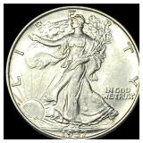 1937 Silver Half Dollar Walking Liberty UNCIRCULAT
