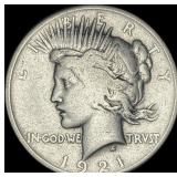 1921 Silver Peace Dollar LIGHTLY CIRCULATED