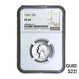 1959 Washington Silver Quarter NGC PF69