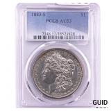 1883-S Morgan Silver Dollar PCGS AU53