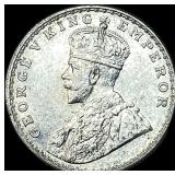 1919 British-India Silver Rupee UNCIRCULATED