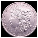 1904 Morgan Silver Dollar CLOSELY UNCIRCULATED