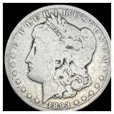 1893-CC Silver Morgan Dollar NICELY CIRCULATED