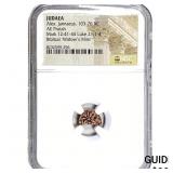 Judaea Alex, Jannaeus 103-76 BC Bronze Purtah NGC