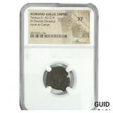 Romano-Gallic Tetricus II, AD 274 BI Double-Denar