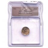 Mahi Pala Dynasty Copper Jital ICG Genuine