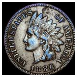 1886 Indian Head Cent CHOICE AU