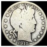 1915 Barber Half Dollar NICELY CIRCULATED