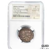 c.465-450 BC Greek Sicily, Gela Silver Tetradrachm