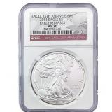 2011 Silver Eagle NGC MS70
